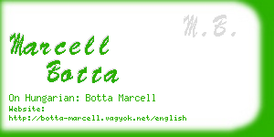 marcell botta business card